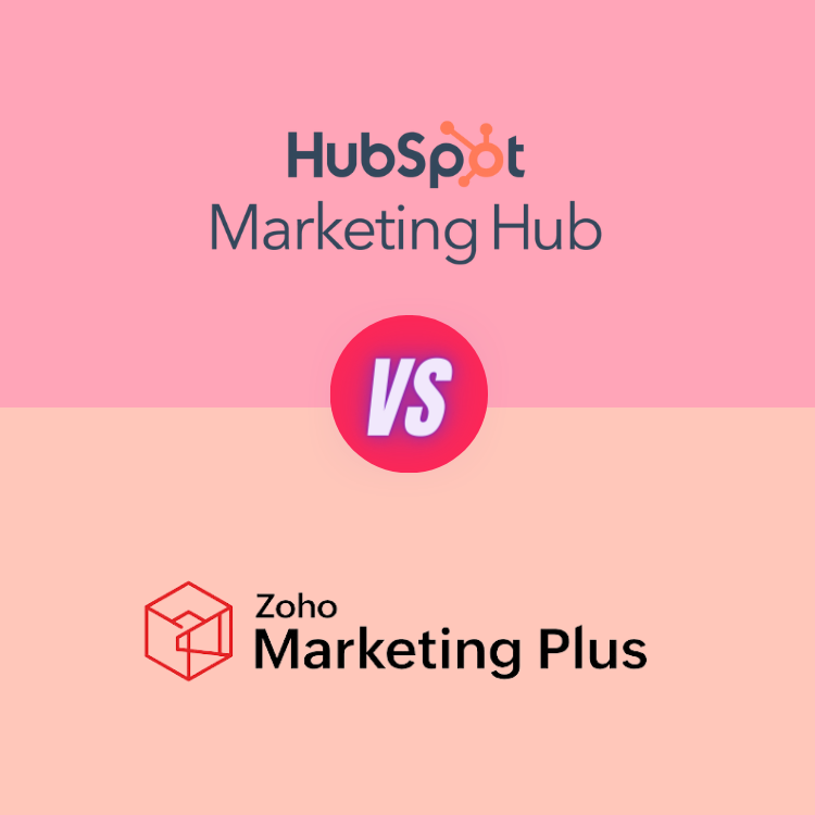 Hubspot Marketing Hub vs Zoho Marketing Plus